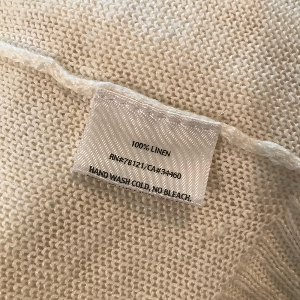 Eileen Fisher Linen Cardigan XL - Picture 5 of 5
